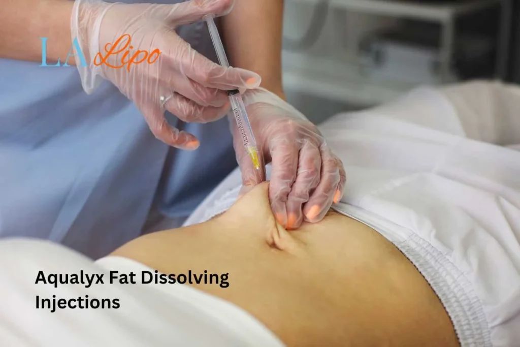 woman having fat dissolving injections Northamptonshire in the stomach