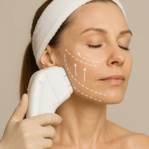 Woman having HI-FU to reduce wrinkles call LA LIPO Northamptonshire Now!