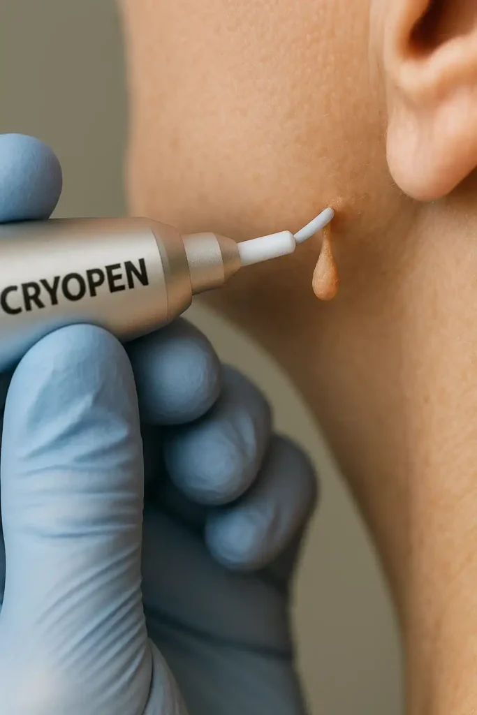 Cryopen for skin tags removal Northamptonshire speak to our team today!