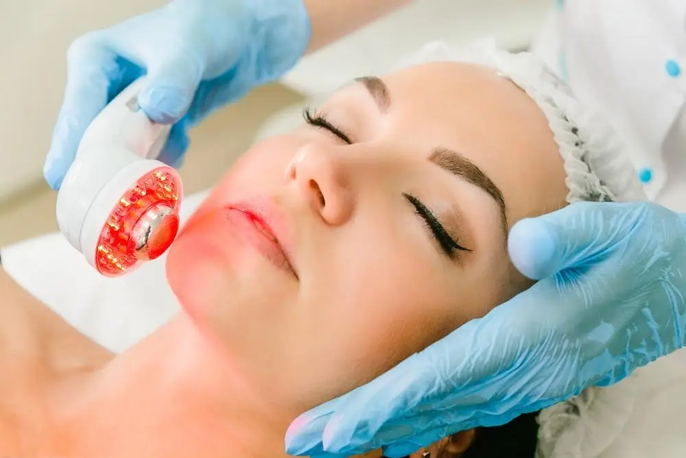 woman having non-surgical Morph8 treatment Northamptonshire