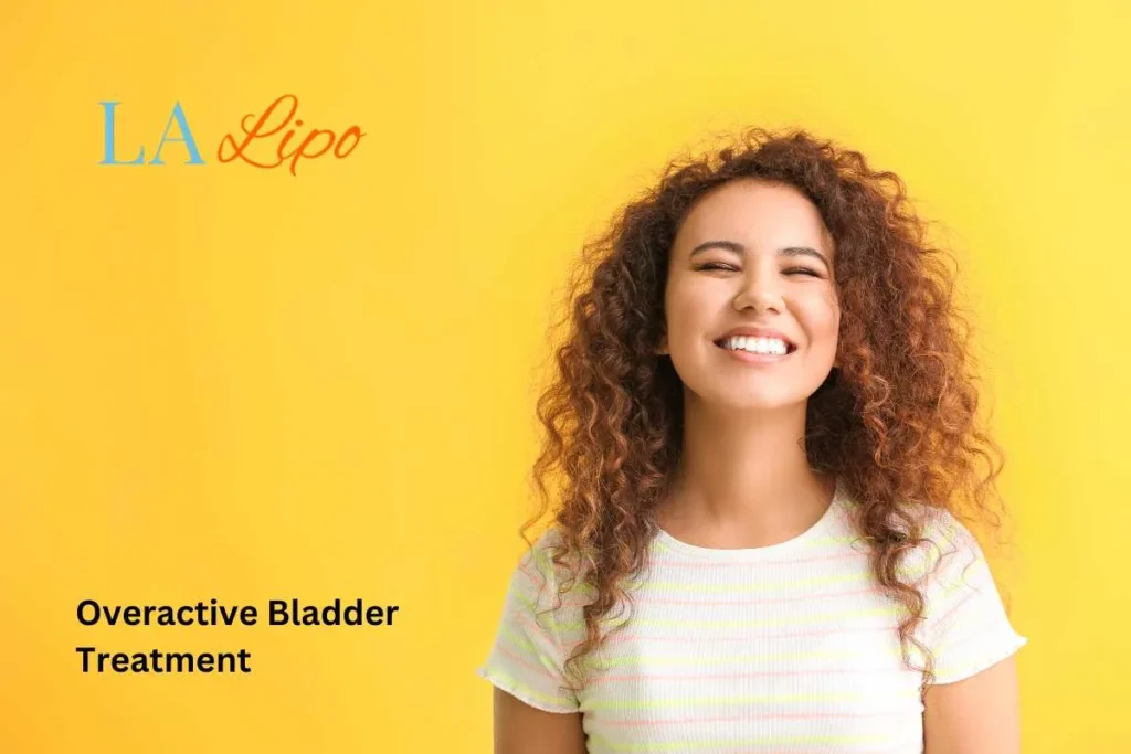 woman smiling about overactive bladder treatment Northamptonshire solutions
