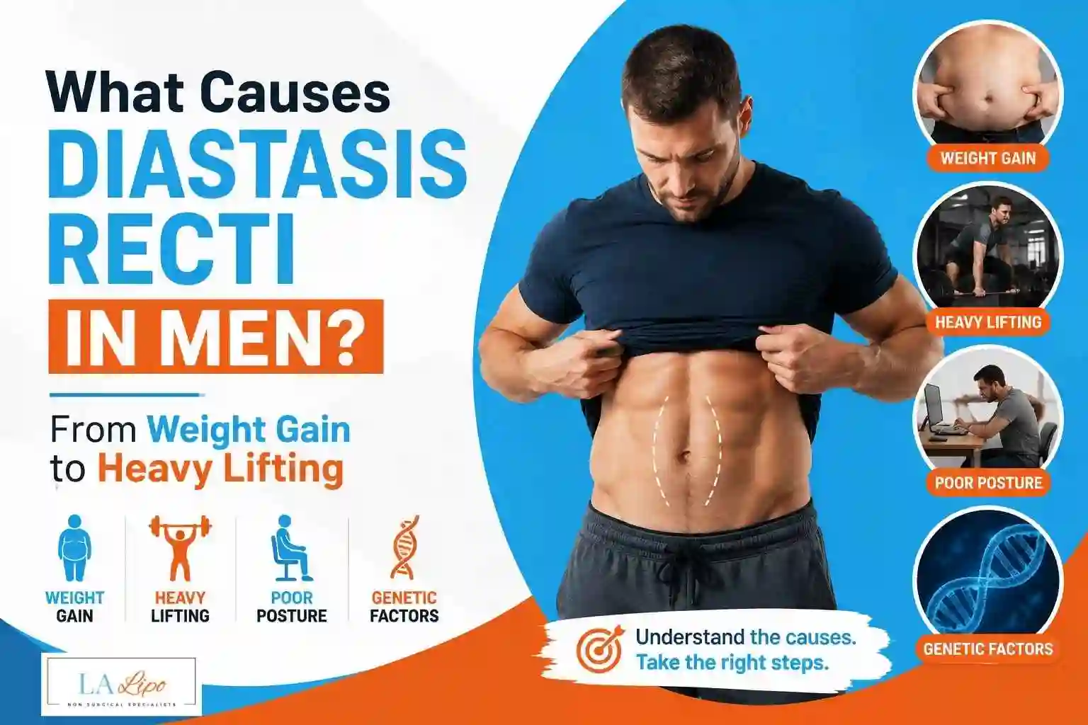 What Causes Diastasis Recti in Men? From Weight Gain to Heavy Lifting Northamptonshire
